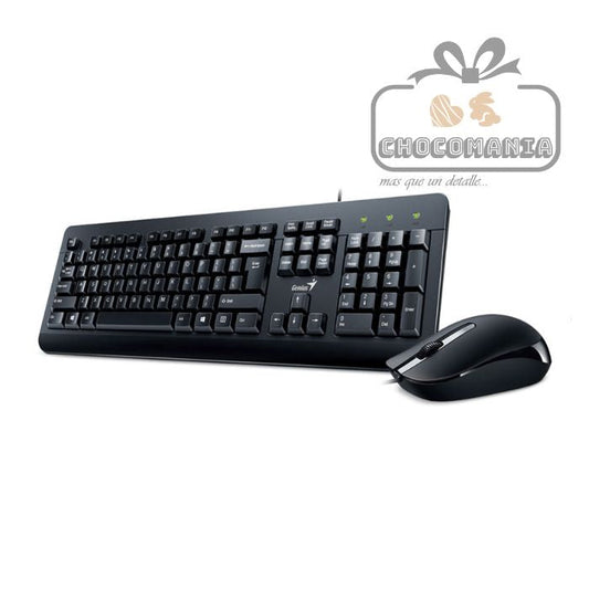 COMBO GENIUS TECLADO Y MOUSE KM-160 ALAMBRICO - CHOCOMANIA