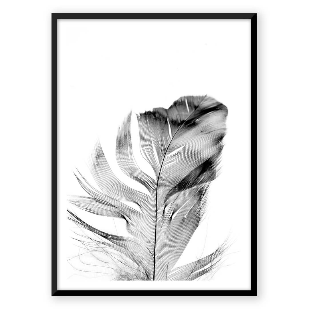 Flower & Feather Quote - Nordic Peace