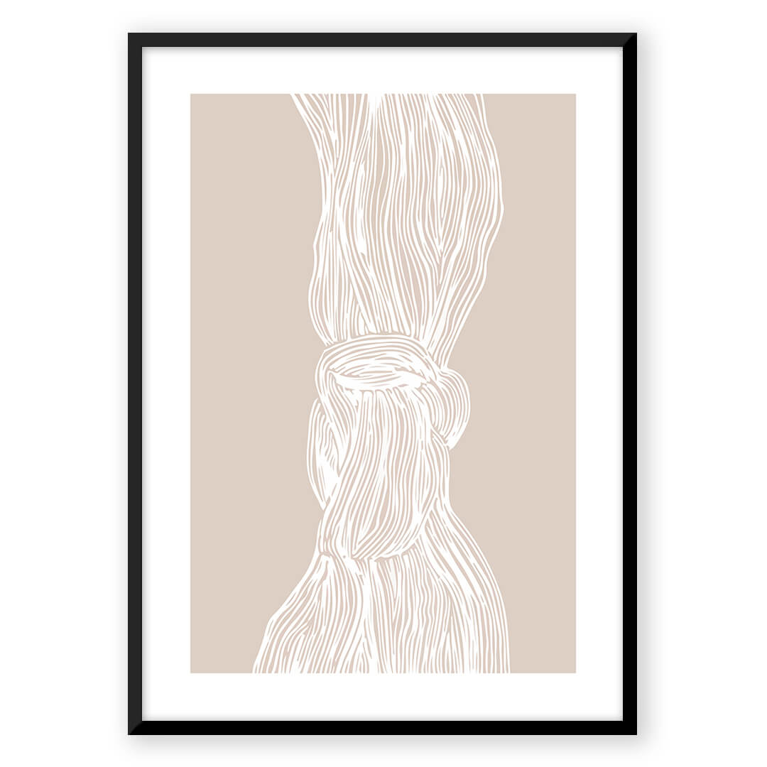 Abstract knot art print