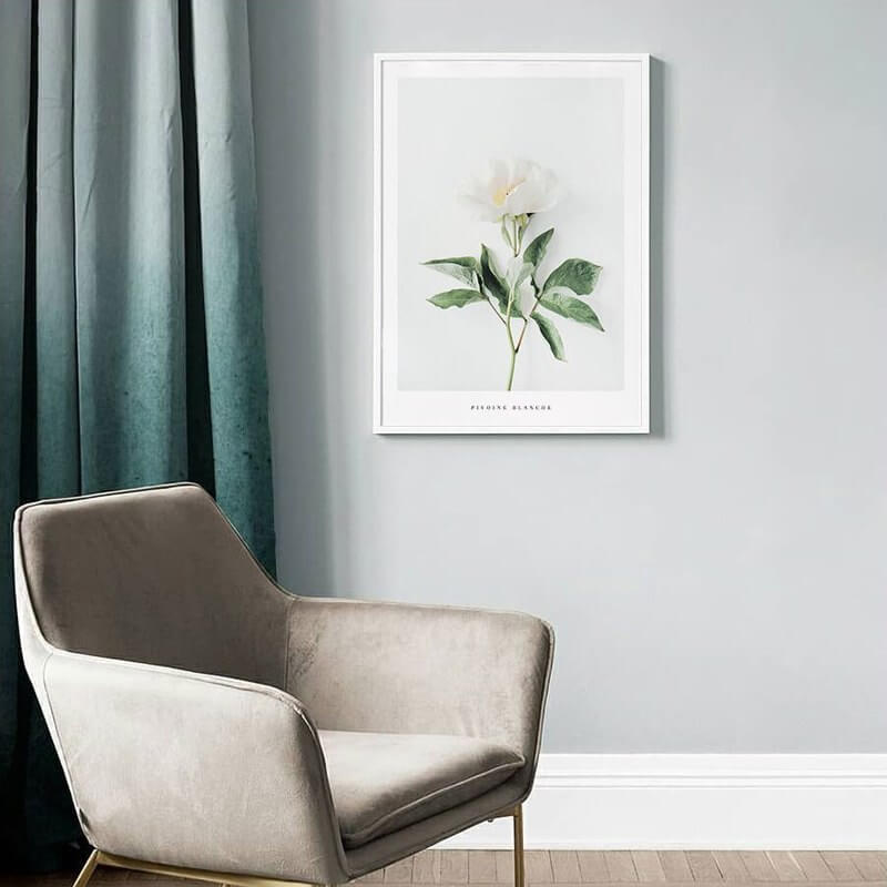Flower & Feather Quote - Nordic Peace