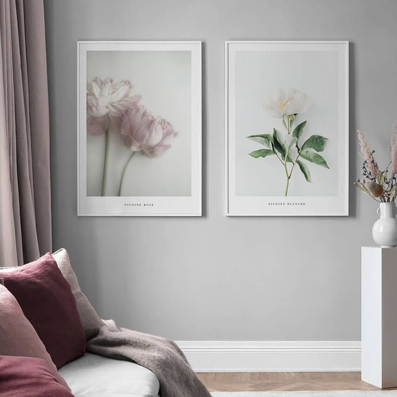 Flower & Feather Quote - Nordic Peace