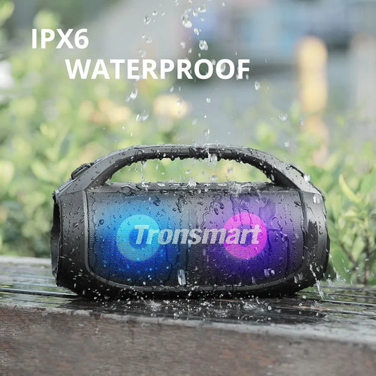 Parlante Bluetooth Tronsmart Bang SE de 40W con sonido potente y portátil. Ideal para reuniones, playa y uso en exteriores.