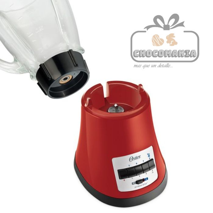LICUADORA OSTER ORIGINAL BLSTMG-RD0 8 VELOCIDADES ROJAS - CHOCOMANIA