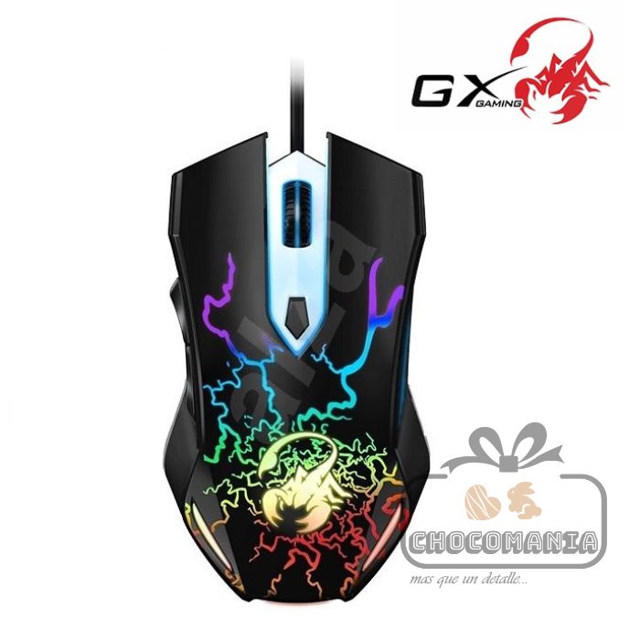 MOUSE GAMER SCORPION SPEAR 6 BOTONES RGB ALAMBRICO - CHOCOMANIA