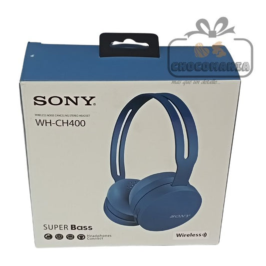 AUDIFONOS BLUETOOTH SONY WH-CH400 AZUL AAA - CHOCOMANIA