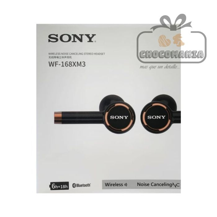 AUDIFONOS BLUETOOTH SONY WF-168XM3 NEGRO - CHOCOMANIA