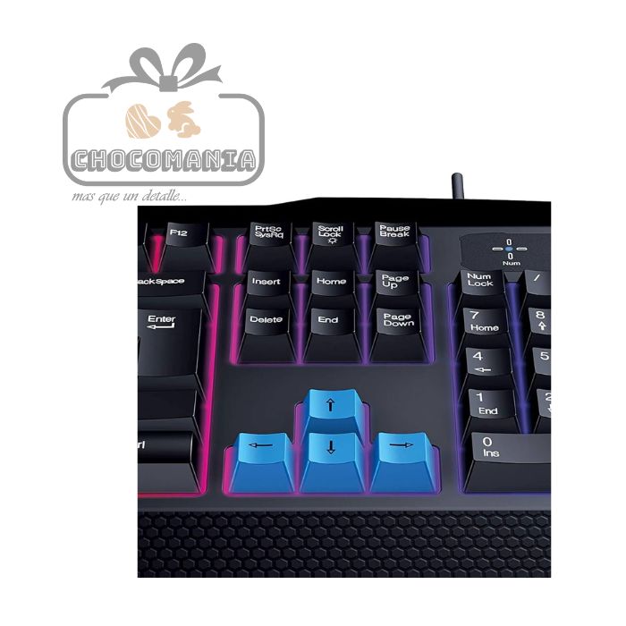 TECLADO GAMER GENIUS SCORPION K21 CON LUCES ALAMBRICO - CHOCOMANIA