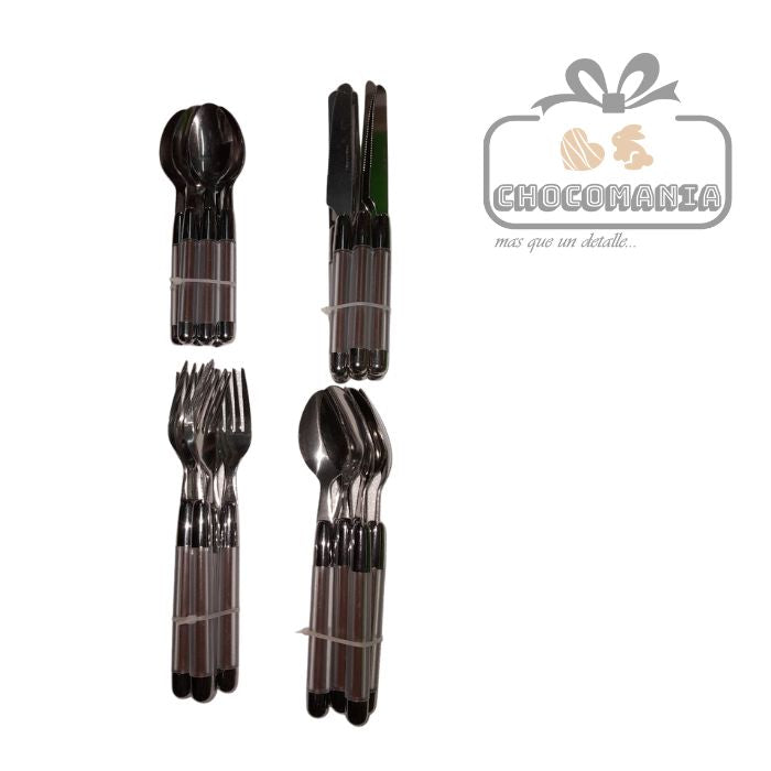 SET DE UTENCILLOS 24 PIEZAS