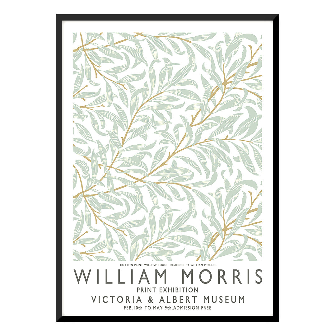 William Morris print exhibition poster