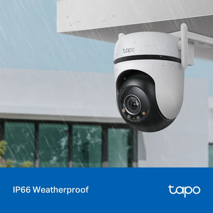 Cámara Tapo C520WS: 2K, giro 360°, visión nocturna color, detección IA, alarma personalizada y protección IP66. ¡Seguridad exterior de alto nivel!