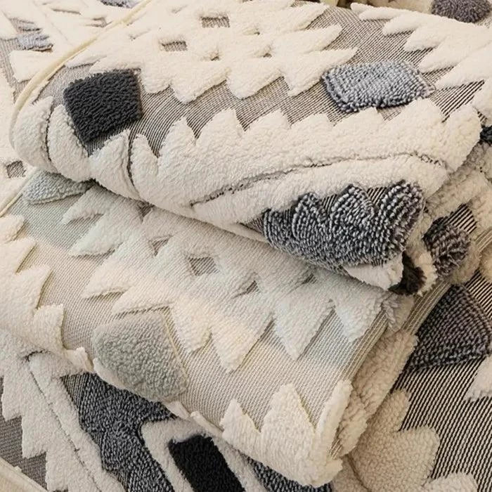[Compre 1, Leve 2] Kit Petúnia - Capa em Chenille com Escudo Anti-Manchas e Anti-Odor