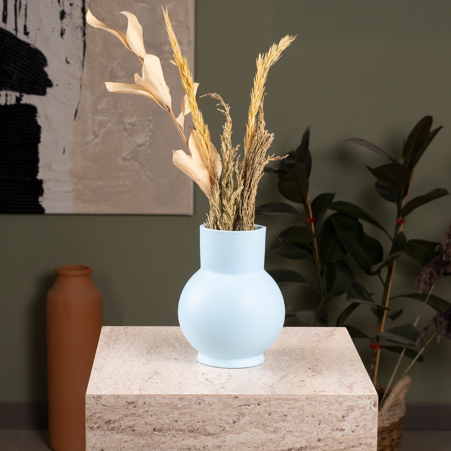 Pudgy Ceramic Vase